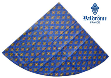 Round Tablecloth Coated (VALDROME / Batiste. blue) Round Tablecloth Coated (VALDROME / Batiste. blue)